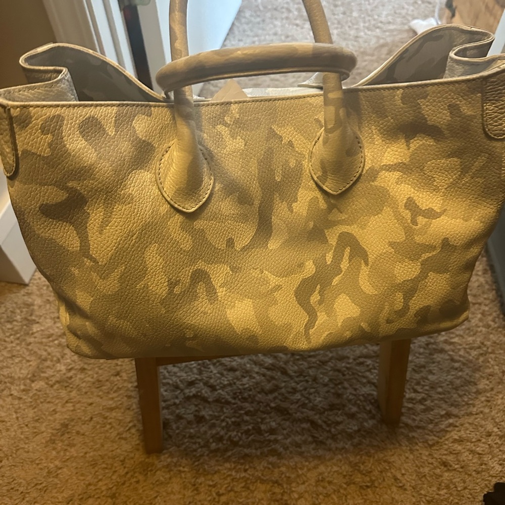 Mark & Graham Tan Tote Bag with Structured Design